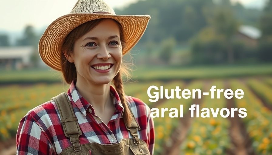 Are natural flavors gluten-free? Inquiry with smiling woman in farm setting.