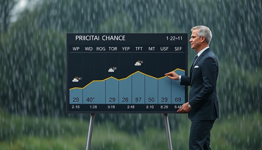Miami Valley Forecast presenter with precipitation graph display.