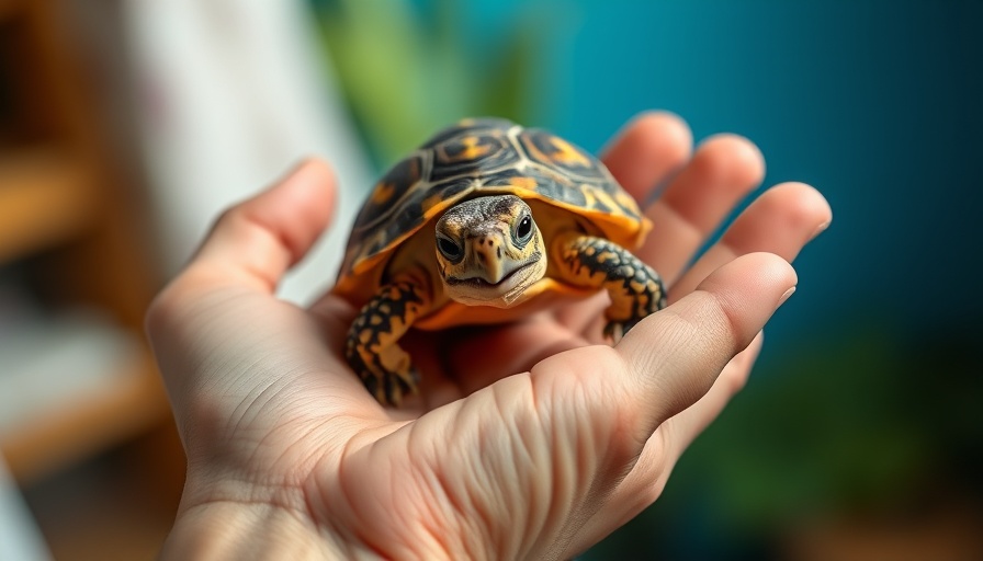 Tortoise adoption Dayton feature with gentle handling.