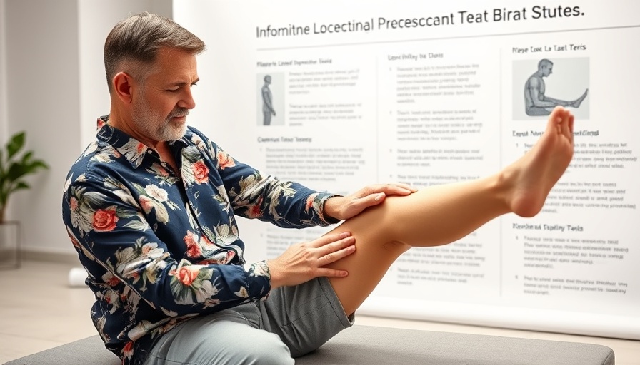 Gallbladder 40 for PMS Relief demonstration on leg model.
