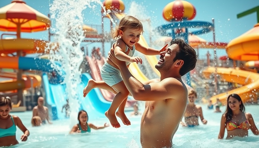 North Texas Water Park Expansion with vibrant family activities.