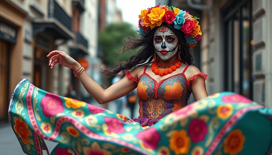 Vibrant Dia de los Muertos scene, perfect for once-in-a-lifetime travel experiences.
