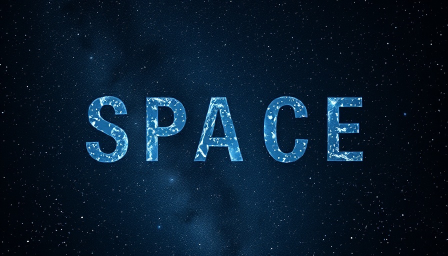 Mystical space-themed text graphic for Dayton Ohio events.