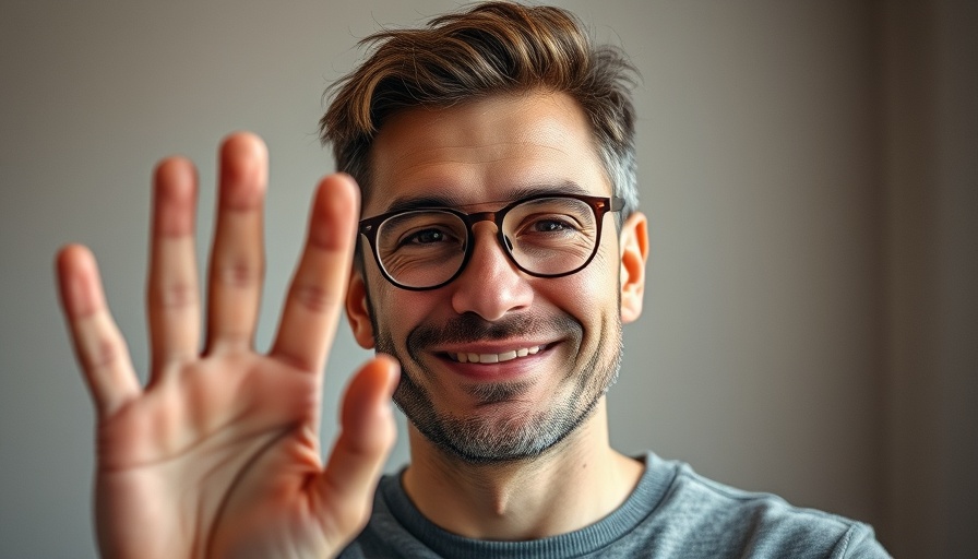 Man discussing non-invasive ways to heal your body indoors.