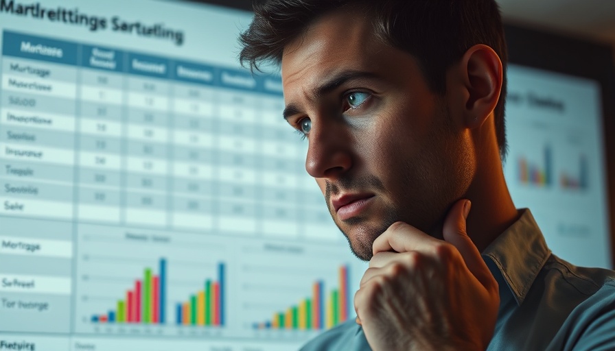 AI impact on digital marketing strategies illustrated by a person analyzing data.