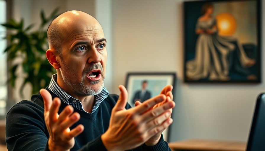 Man explaining real profit metrics for entrepreneurs, office setting.