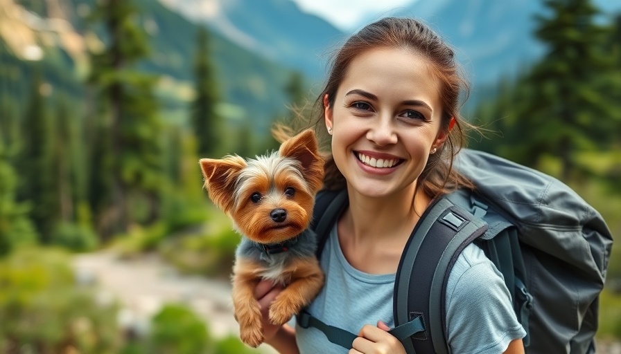 Abigail Wise Outdoor Enthusiast hiking with a dog in scenic mountains.