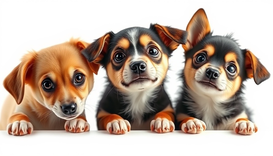 Pets with lively expressions promoting ways to reduce your pet’s carbon footprint.