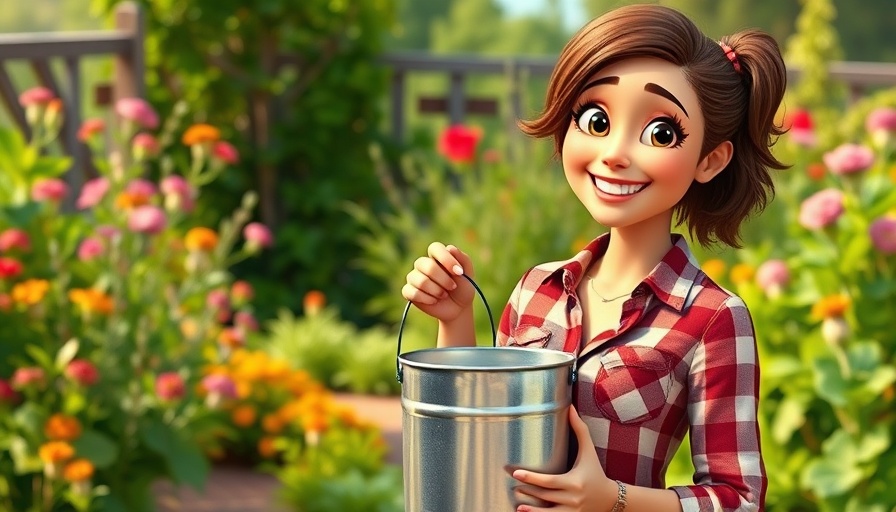 Best herbs for community gardens featured with smiling woman and garden