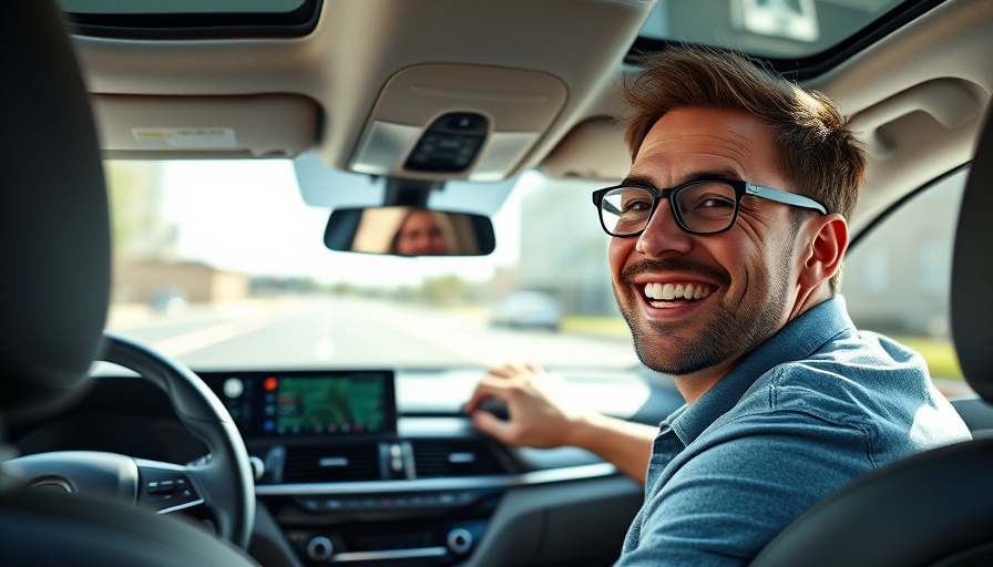 Apple CarPlay Setup with a man interacting with the display.