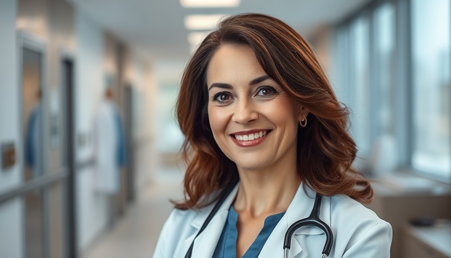 Confident doctor discussing 36-hour fast benefits for older women.