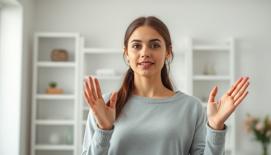 Woman discussing white feminism in travel, expressive gesture
