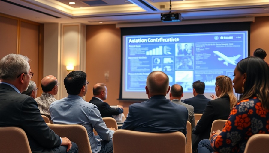 Panel discussion on sustainable aviation fuel at a conference.