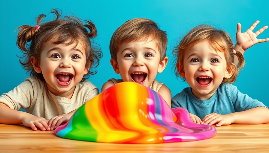 Kids enjoy colorful slime in vibrant slime adventures.