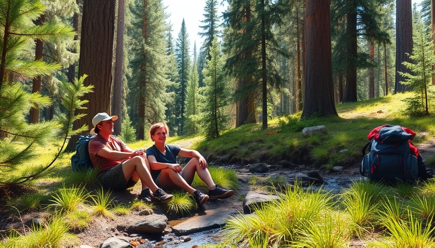 Hikers resting on trail amidst hiking trails funding cuts