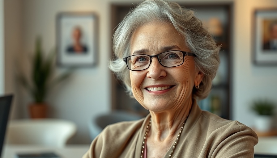 Social Security identity swap scam alert with senior woman.