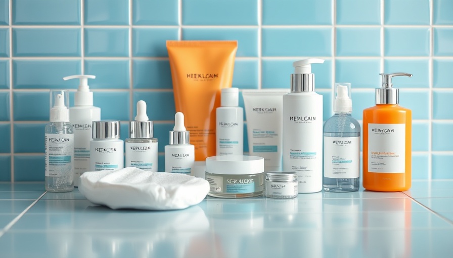 Bathroom products illustrating Kenvue sustainability efforts.