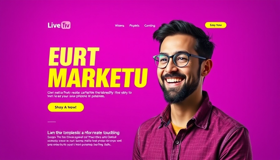Colorful landing page design illustrating conversion strategies
