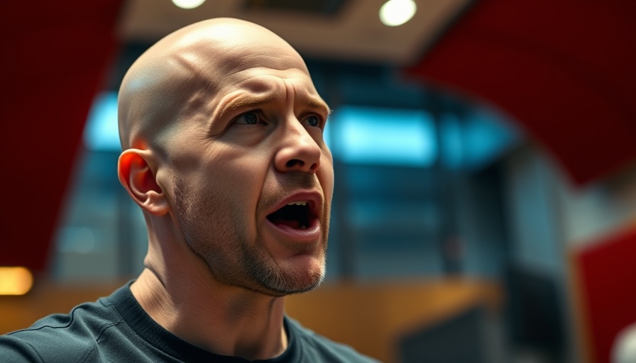 Bald man speaking in podcast studio about removing friction from checkout.
