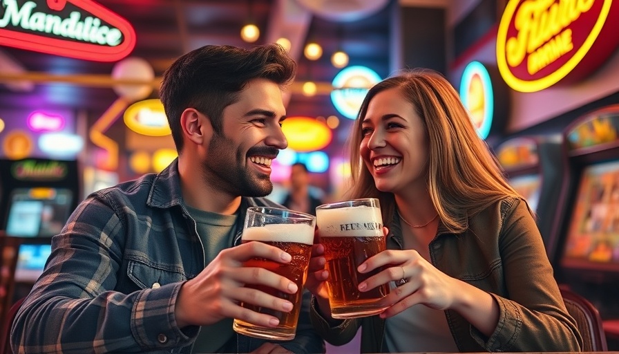 Adults enjoying after-hours drinks at Scene75.