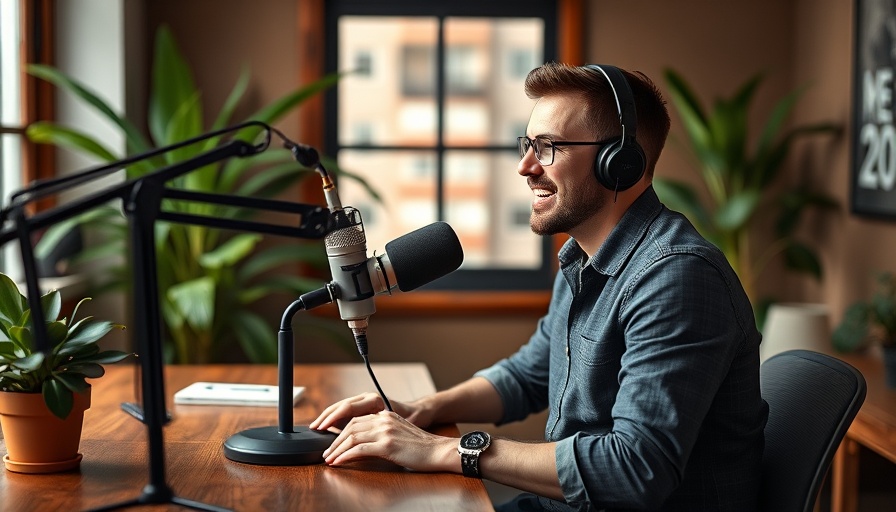 Man discussing tips to speed up fat loss in podcast.