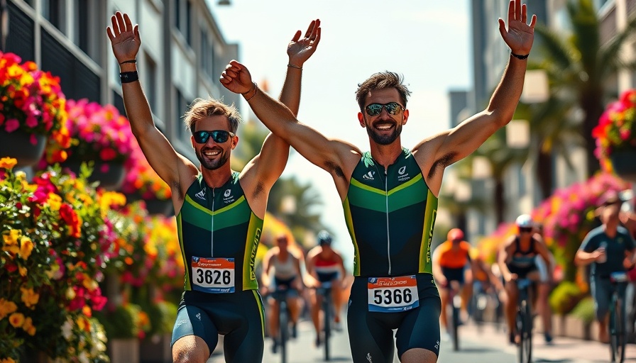 Ironman World Championships Preview featuring celebrating triathletes.