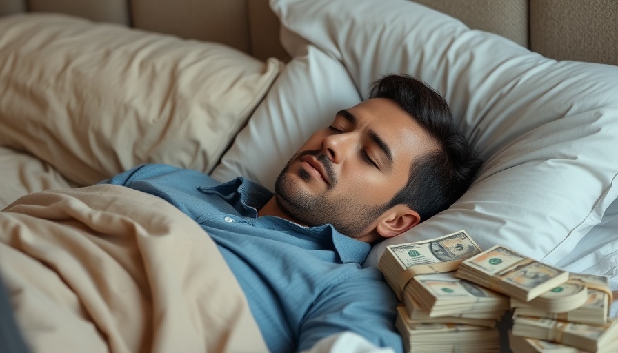 CFS Fund Investment Strategies: relaxed man with money in bed.