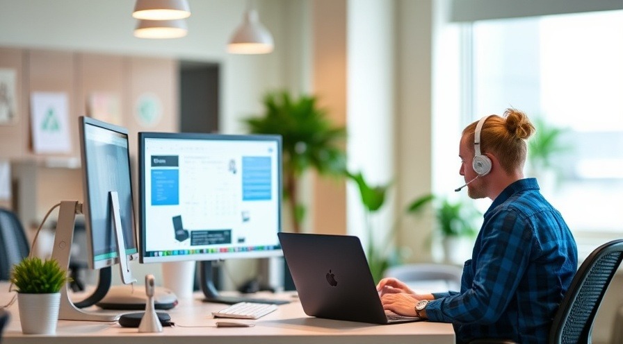 Entrepreneurs in an office discussing product recommendations and customer support strategies.