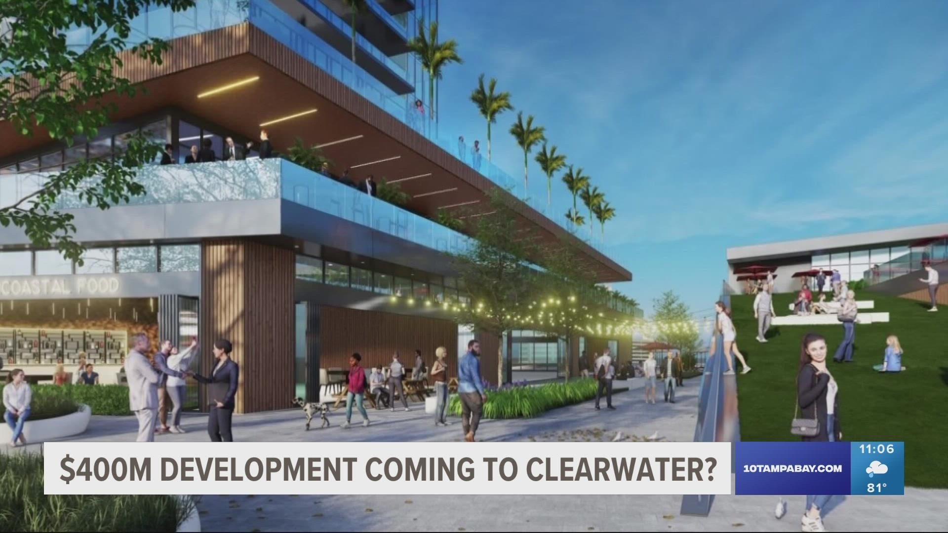 $400M development coming to downtown Clearwater Florida