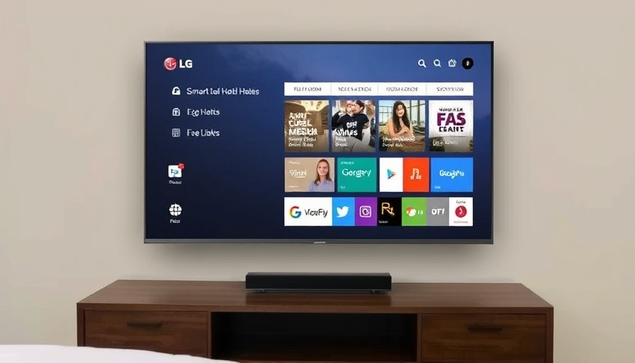 SONIFI Deploys LG Smart Hotel TVs Embedded with Google Cast Software
