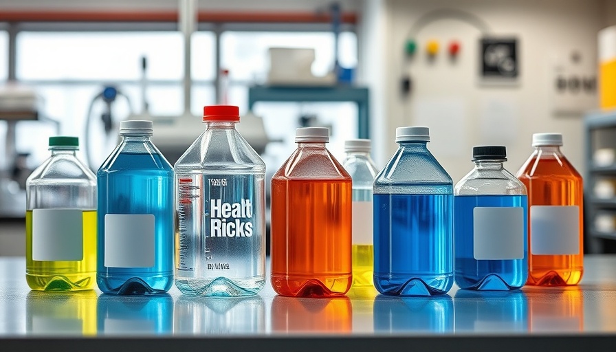 Chemical containers linked to breast cancer risks in a lab setting.