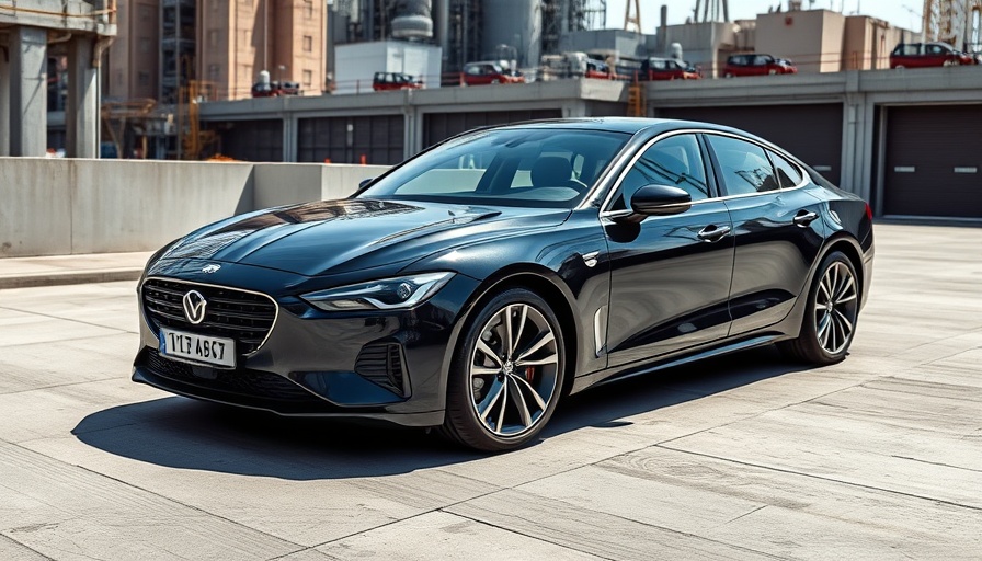 2025 Hyundai Santa Cruz in urban industrial setting
