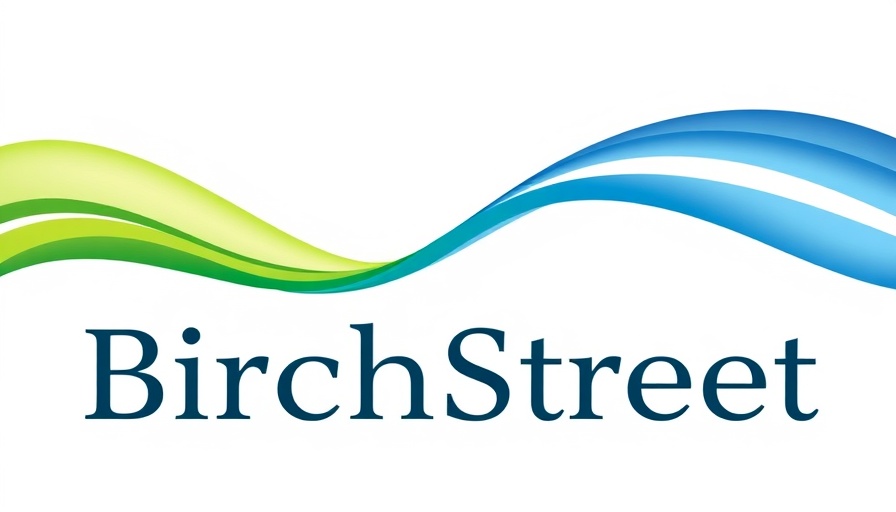BirchStreet logo in green and blue swirls.
