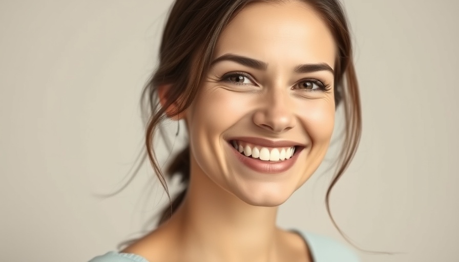 Smiling woman's portrait, showcasing vibrant personality in soft lighting.