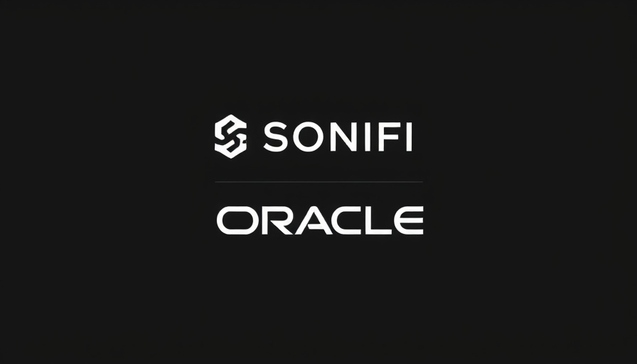 SONIFI and Oracle logos on dark background