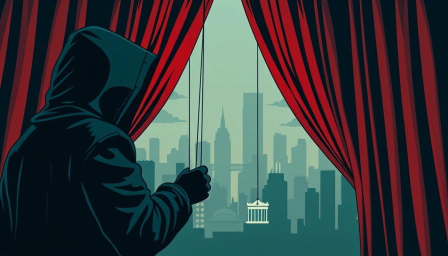 Dark puppet master manipulates fake hotel website banner