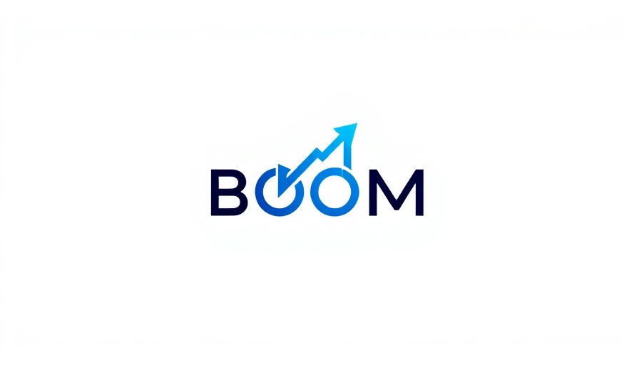 Modern logo for real estate technology company, symbolizing growth.