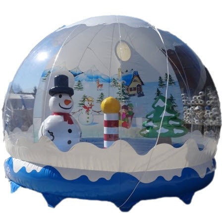 inflatable snow globe