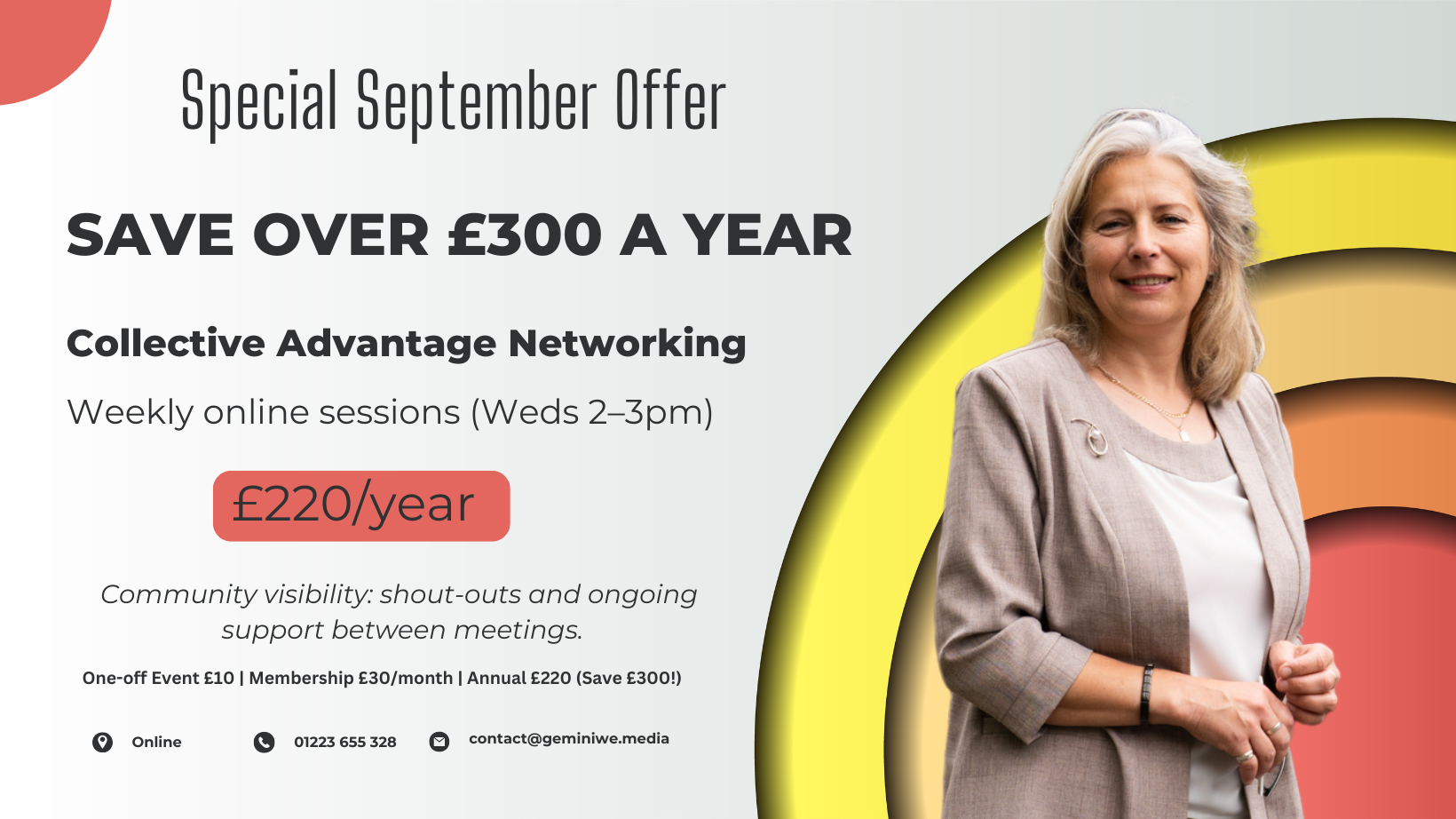 September-only membership