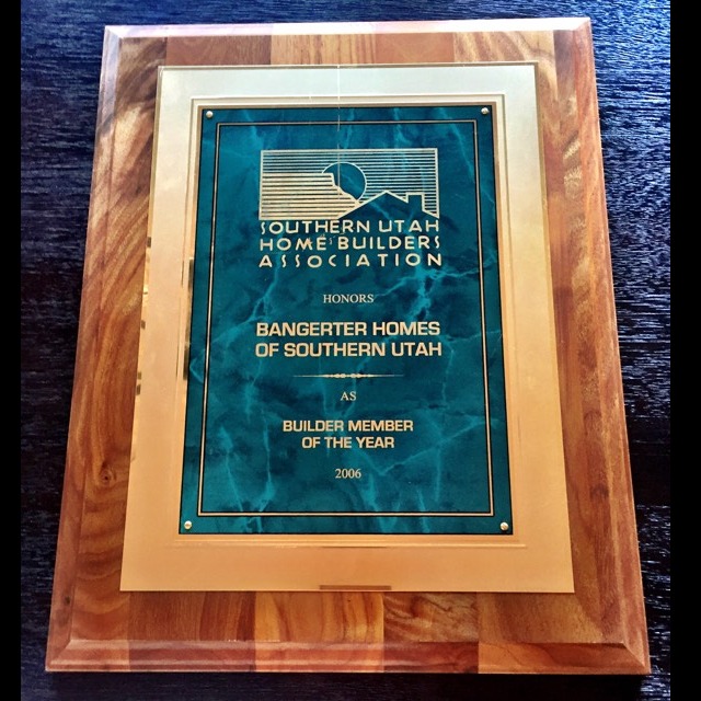 Garret Bangerter Southern Utah Home Builders Association Builder Member Of The Year