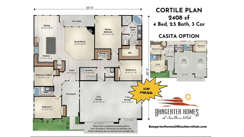 Cortile House Plan