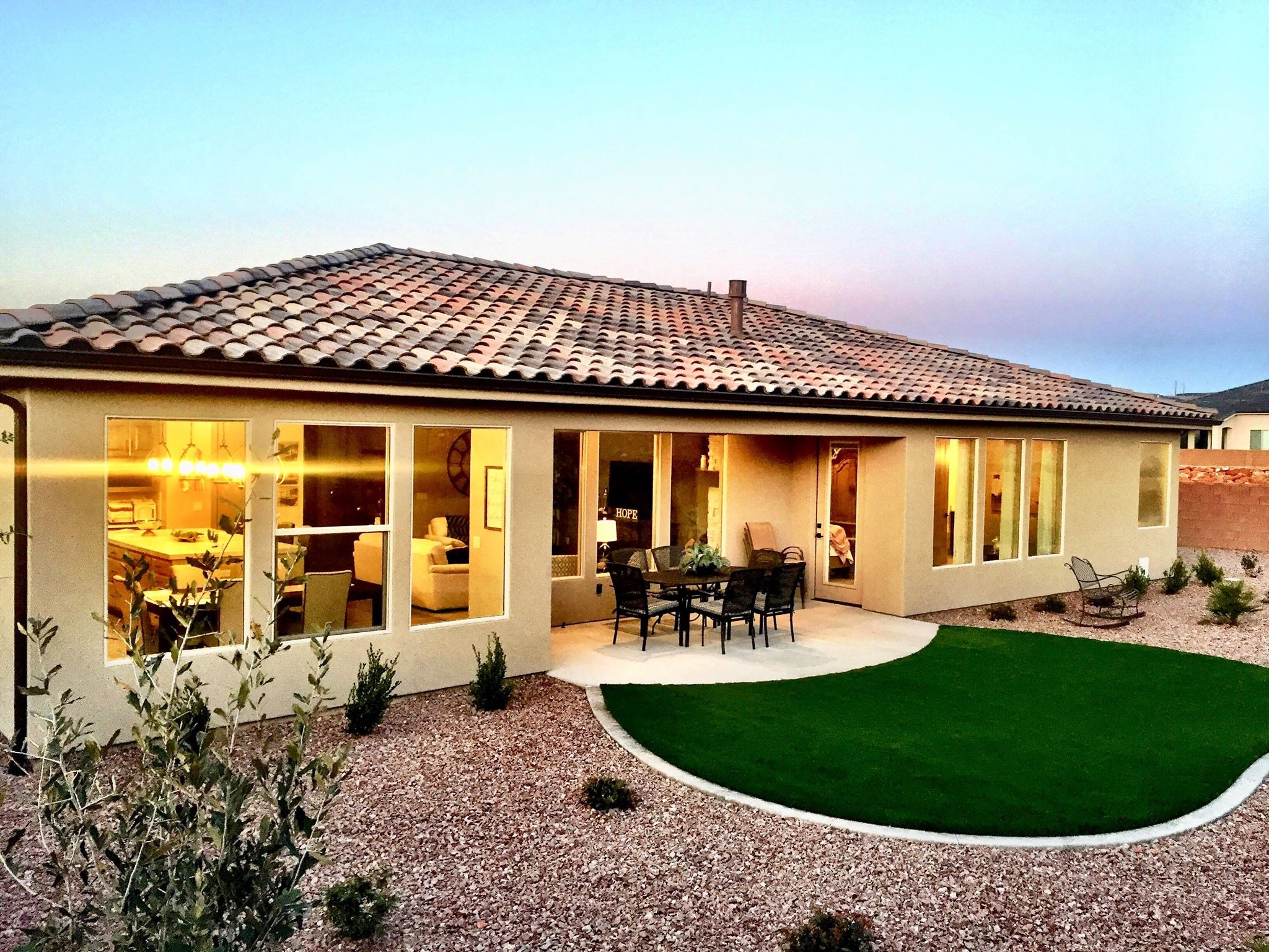 Cortile Model Back Bangerter Homes
