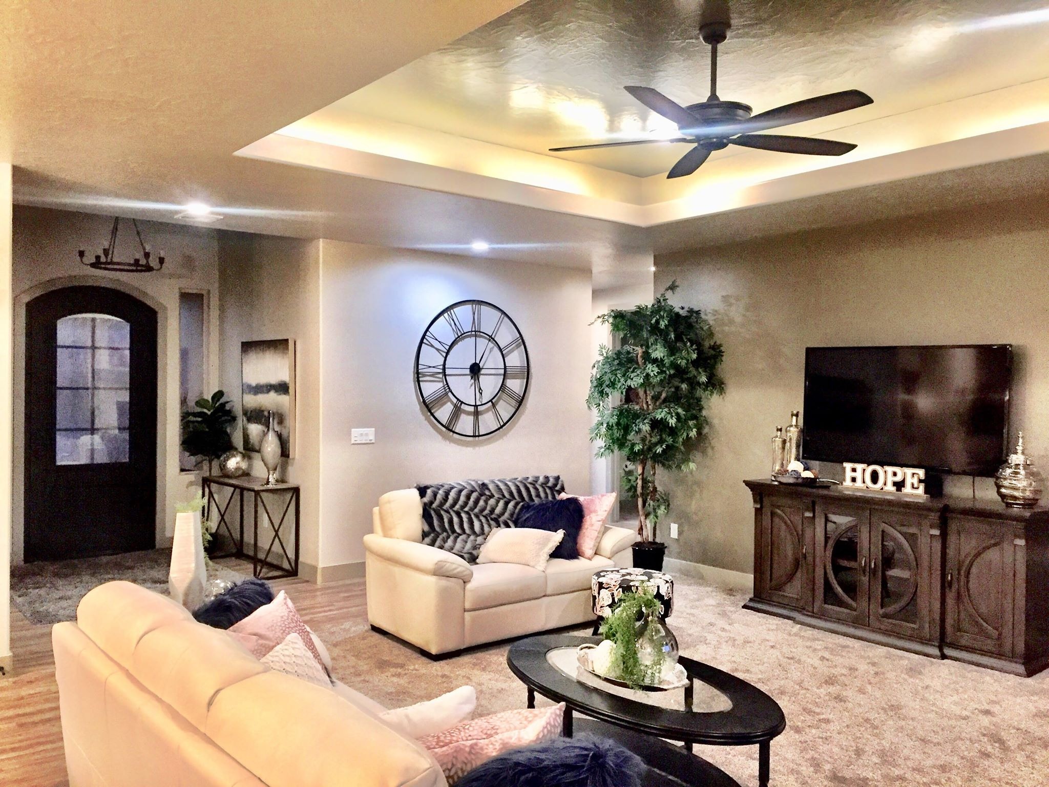 Cortile Model Bangerter Homes Interior Front Door