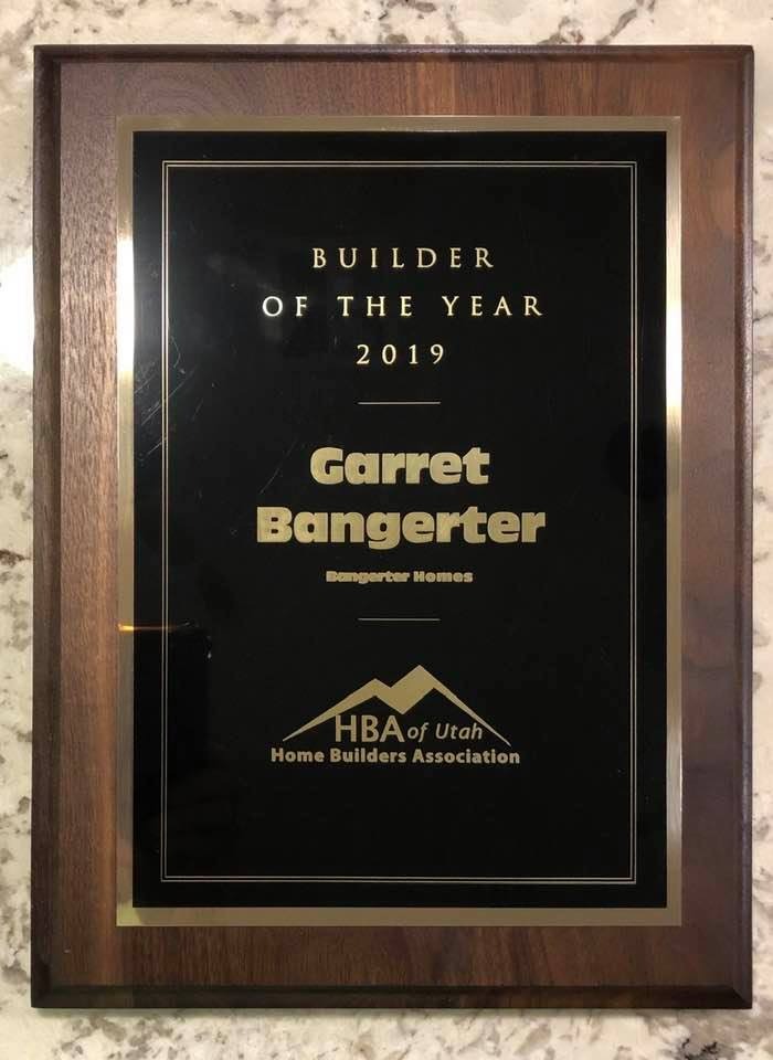 2019 Home Builder Of the Year!