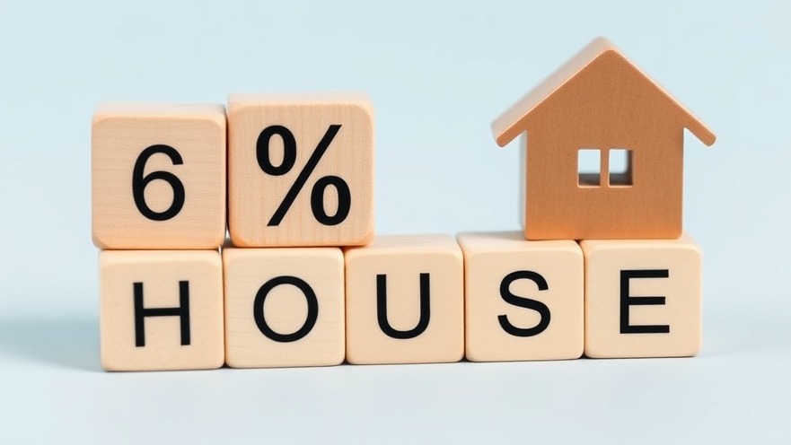 Wooden blocks with percentage and house symbols highlighting mortgage market trends
