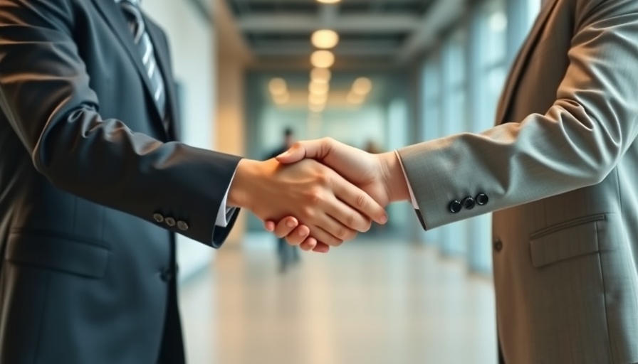 Inspectify Acquisition Joule deal symbolized by handshake, business setting.
