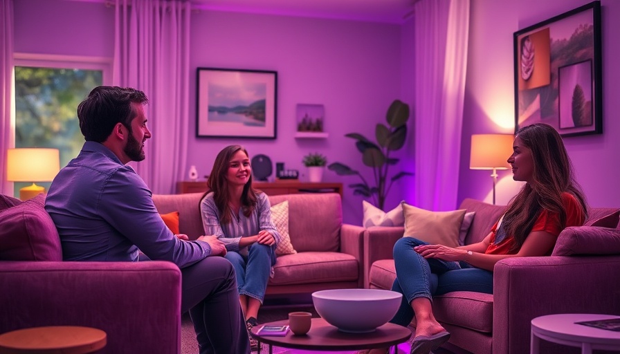 Consumer sentiment discussion about housing market rebounds in cozy room.