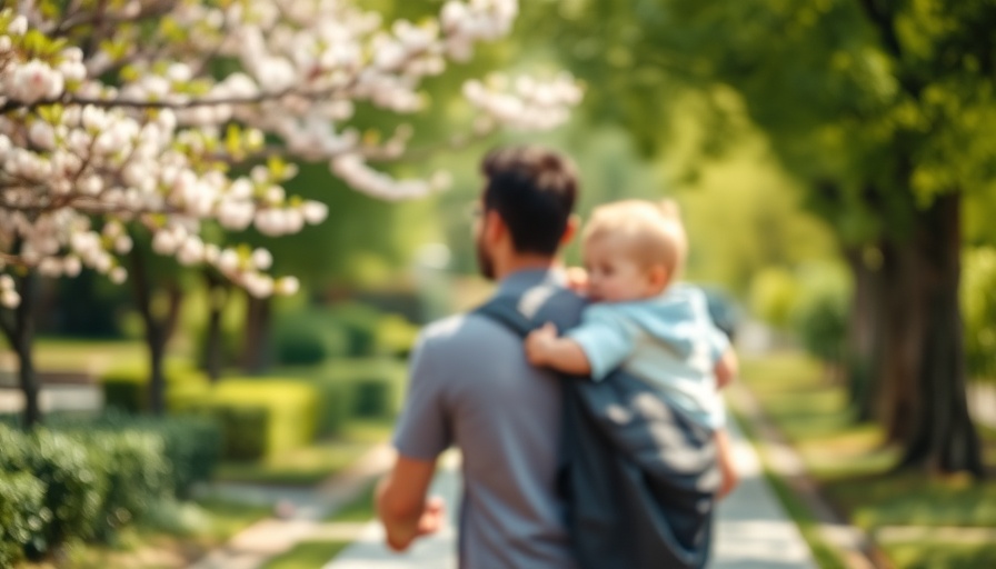 Father carrying child outdoors, representing What Dads Want This Father’s Day.