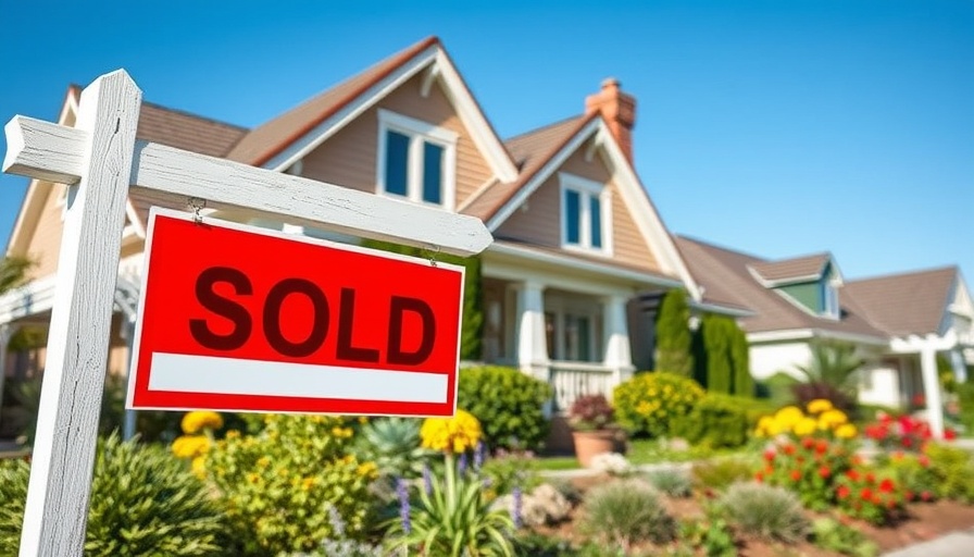 Sold sign in front of suburban house, related to rent-back agreements in real estate.