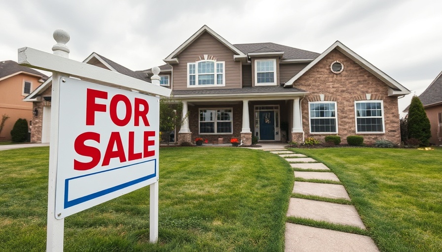 House for sale reflecting housing sentiment amid job loss fears.